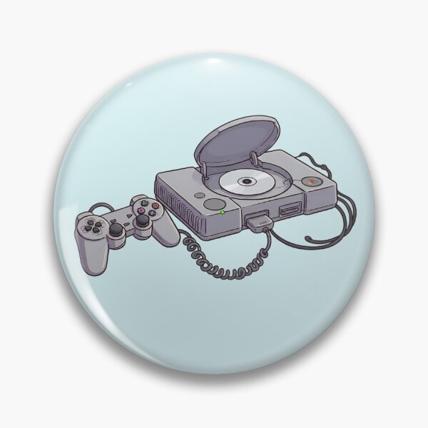 Aperçu de l'œuvre Console de jeux rétro - Illustration pixelisée nostalgique des années 90 créée et vendue par MarJul.