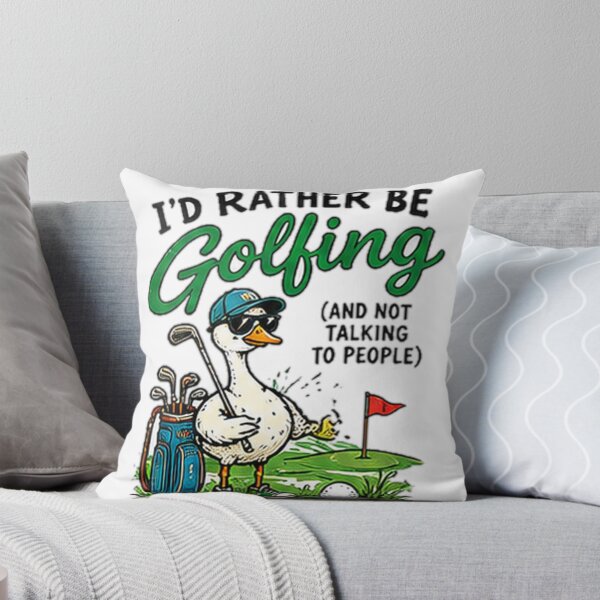 Item preview, I'd Rather Be Golfing (And Not Talking to People) designed and sold by FitEnvy.