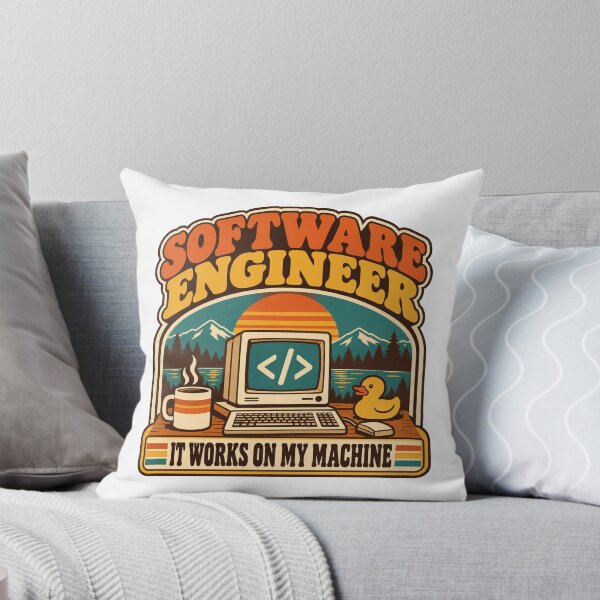 Item preview, Software Engineer Gift - It Works On My Machine designed and sold by RedRubyBubble.