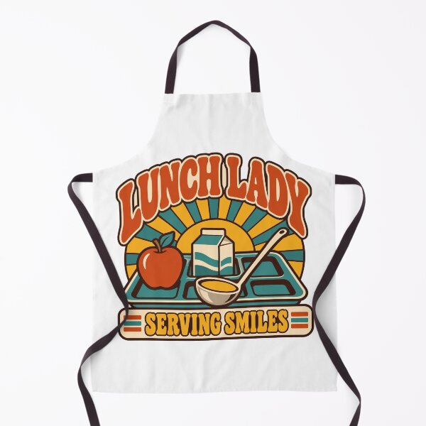 Item preview, Lunch Lady Gift - Serving Smiles designed and sold by RedRubyBubble.
