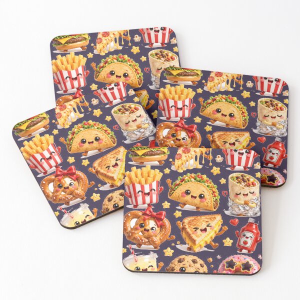 Item preview, Kawaii Midnight Snacks – Cute Food Characters designed and sold by Art-spree.