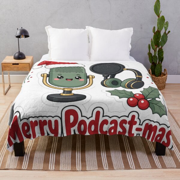 Item preview, Podcast Christmas Merry Podcast-mas Gift designed and sold by Soft Merch.