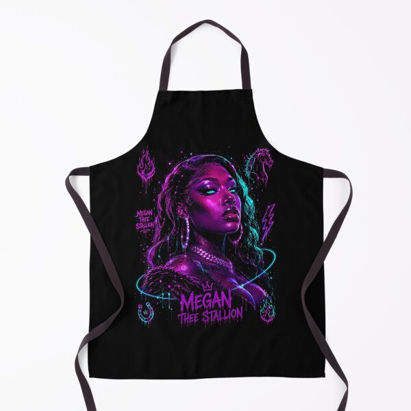 Item preview, Megan Thee Stallion Purple Neon Portrait designed and sold by John82Hicks.