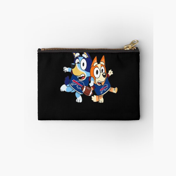 Item preview, Bluey & Bingo Buffalo Billss Football Fan designed and sold by ReadySide.
