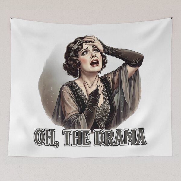 Item preview, Oh, the Drama Silent Film Actress designed and sold by The She Shed.