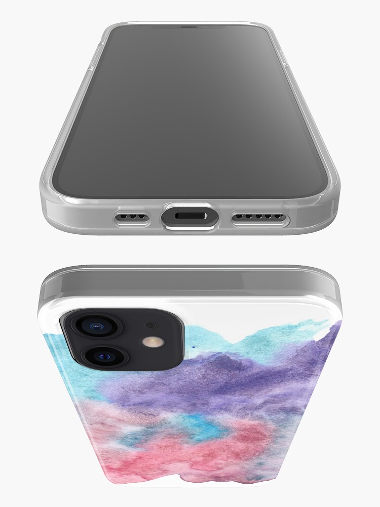 Alternate view of Original Watercolor Painting Wet on Wet color bleed iPhone Case & Cover