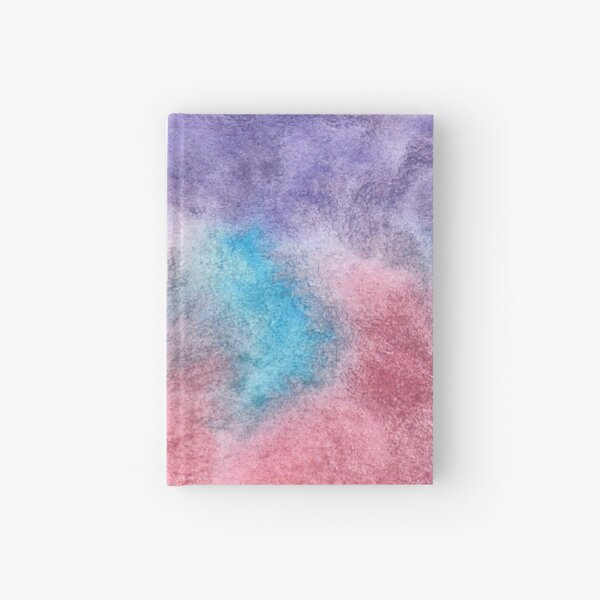 Original Watercolor Painting Wet on Wet color bleed Hardcover Journal