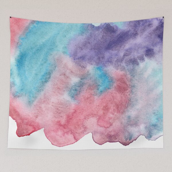 Item preview, Original Watercolor Painting Wet on Wet color bleed designed and sold by jenofalltradesc.