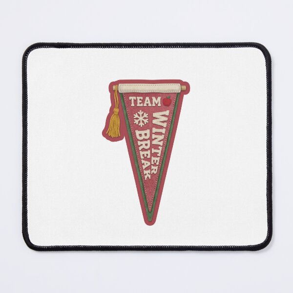 Item preview, Team Winter Break - Teacher Felt Pennant Gift designed and sold by TheCalmEdit.