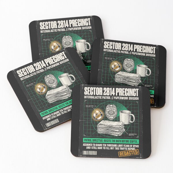 Item preview, Sector 2814 Precinct Intergalactic Patrol Paperwork Parody designed and sold by Mircea786.