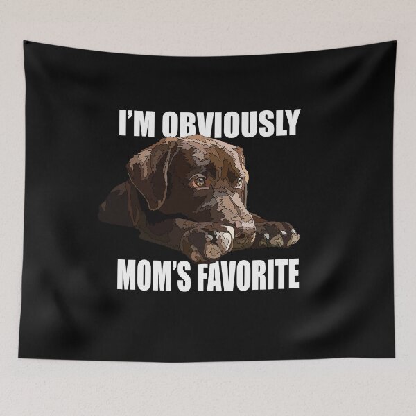 Item preview, Mom’s Favorite Chocolate Labrador Dog designed and sold by Just-Arts-4U.