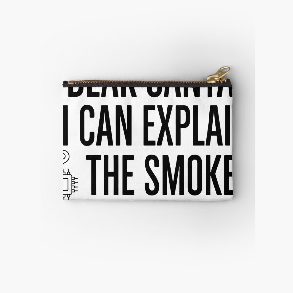 Item preview, Dear Santa I Can Explain The Smoke designed and sold by Niebieski-Labs.