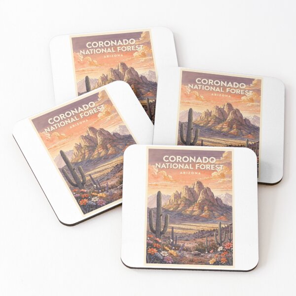 Item preview, Coronado National Forest Arizona Vintage Watercolor Travel designed and sold by Teelogic.