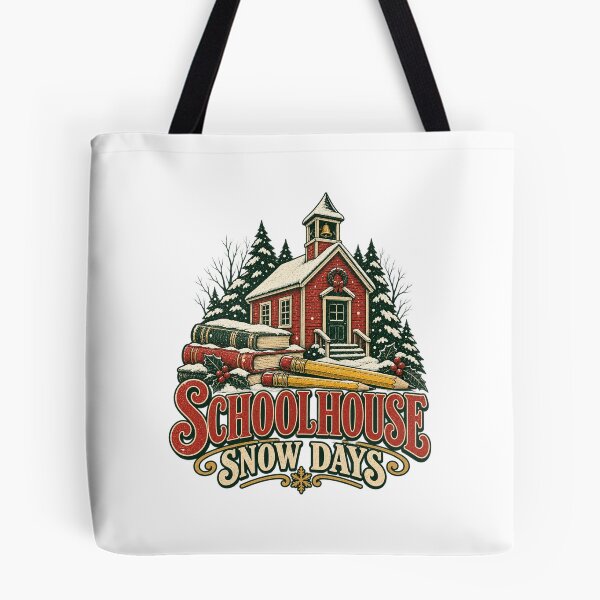 Item preview, Schoolhouse Snow Days Barn Winter Sign designed and sold by Trailember.