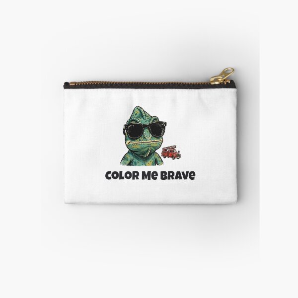 Item preview, Color Me Brave Funny Chameleon Firefighter Design designed and sold by Wild Shades.