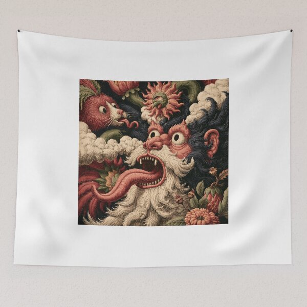 Item preview, Psychedelic Screaming Monster Grotesque Art Sticker designed and sold by Frenky Stickers.