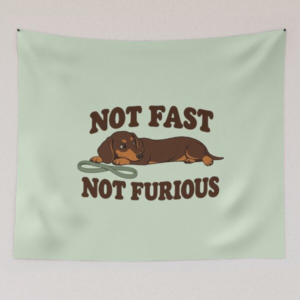 Item preview, Not Fast Not Furious Dachshund – Laid-Back Dog Lover Humor – Birthday Gift designed and sold by Im-Ara.