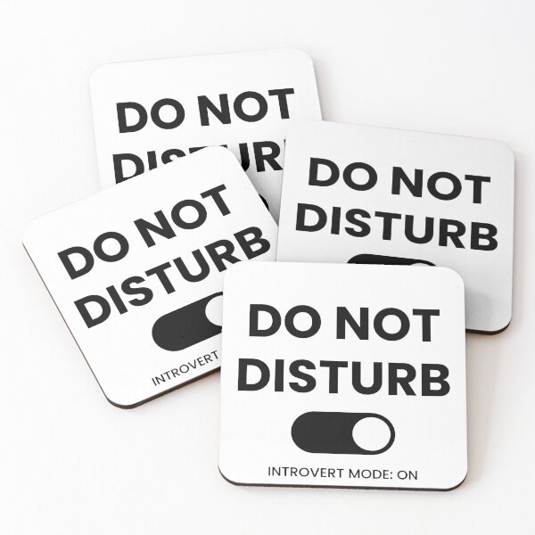 Item preview, Do Not Disturb Introvert Mode On Funny Anti Social Sarcastic Humor designed and sold by MAC Studio Wear.
