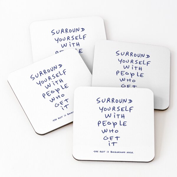 Item preview, Surround Yourself With People Who Get It – Handwritten Quote designed and sold by bisha.