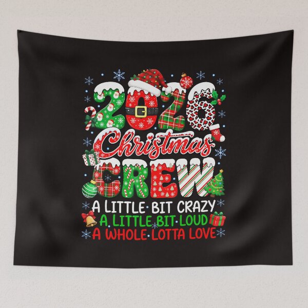 Item preview, Christmas Crew 2026 Matching Family Christmas Shirts Tees s Xmas Pajamas designed and sold by Andrea-Nixona.