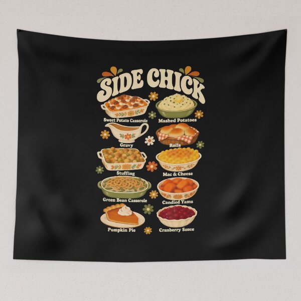 Item preview, Retro Casserole Sides Menu Funny Thanksgiving Side Chick designed and sold by Andrea-Nixona.
