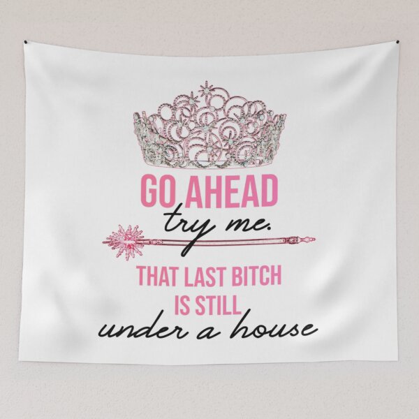 Item preview, Wicked Glinda Try Me Quote Humor  designed and sold by htongngoc31.