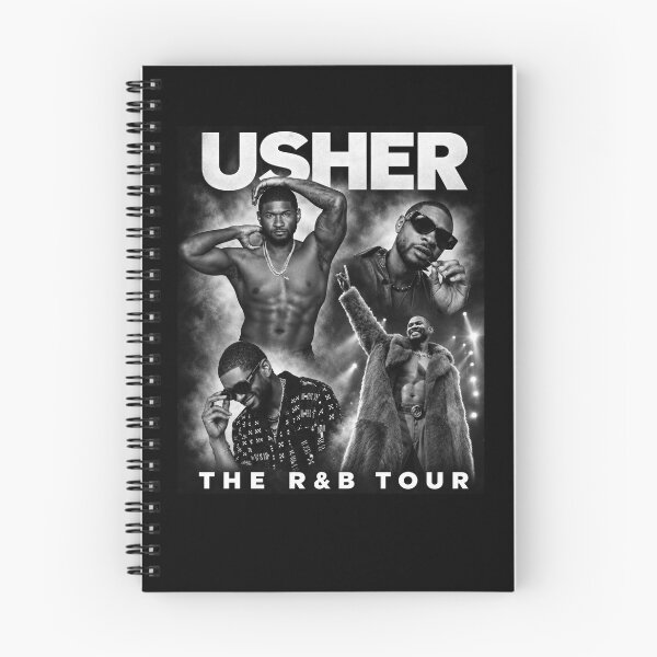 Item preview, Usher Chris Brown Tshirts Usher The R&b World Tour Gift For Music Fans designed and sold by griffithrbb35.