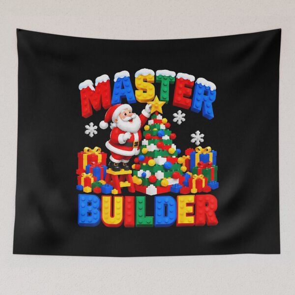 Item preview, Master Builder Christmas Tree Building Blocks Santa Boys Kids designed and sold by dan1el-kratolin.