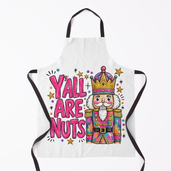 Item preview, Colorful Christmas Nutcracker with Pink Lettering designed and sold by Chaya Reid.