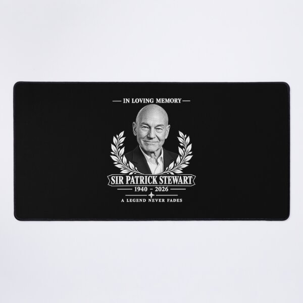 Item preview, Sir Patrick Stewart Memorial In Loving Memory Tribute designed and sold by Commons275.