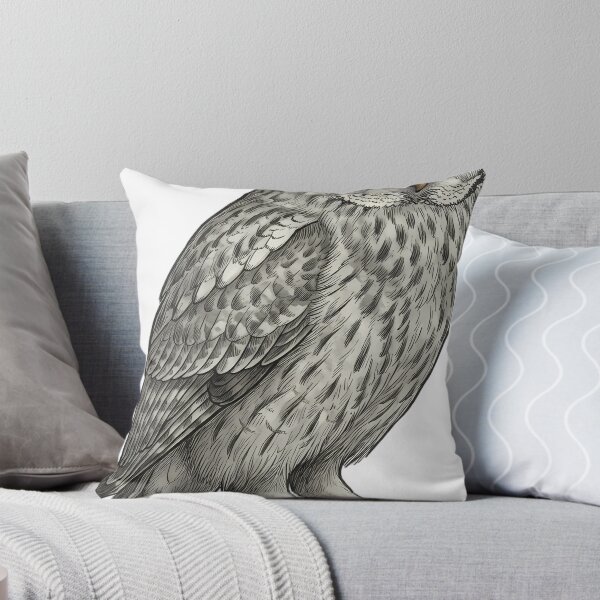 Aperçu de l'œuvre Vintage Naturalist Ural Owl - Antique Winter Owl Art créée et vendue par Catch333.
