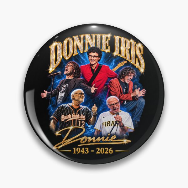 Item preview, Donnie Iris Tribute 1943 - 2026 Rock Singer Memorial Vintage Collage Fan Art designed and sold by AmayaCotter.