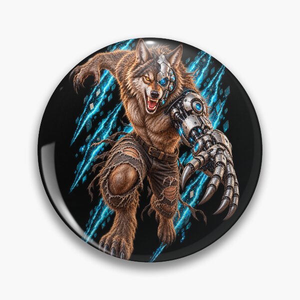 Item preview, Codeborn Cyberwolf designed and sold by AIRebel.