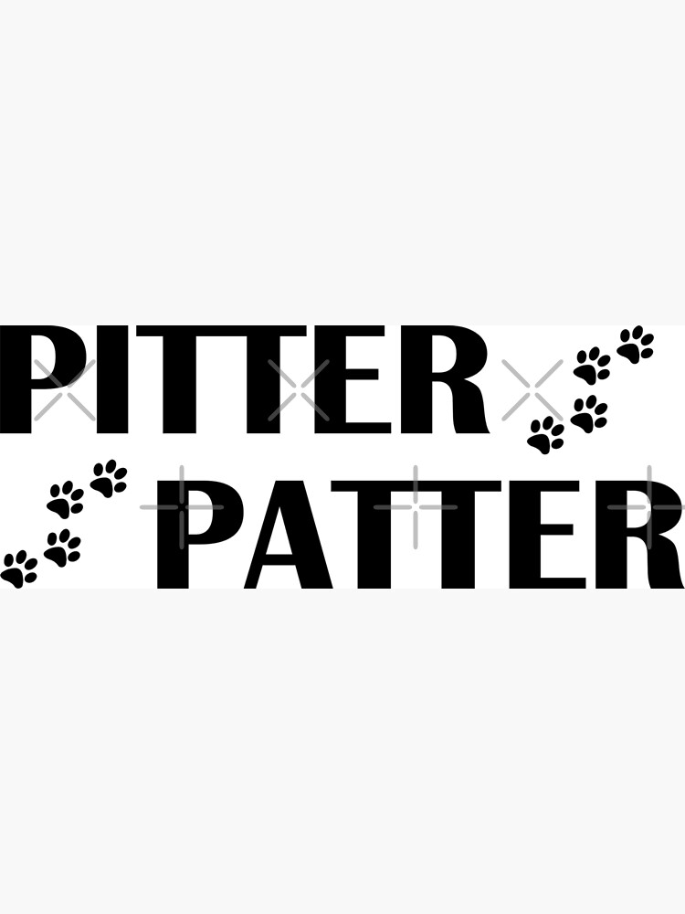 "Pitter Patter Puppy Paw Print" Photographic Print by strata5 Redbubble