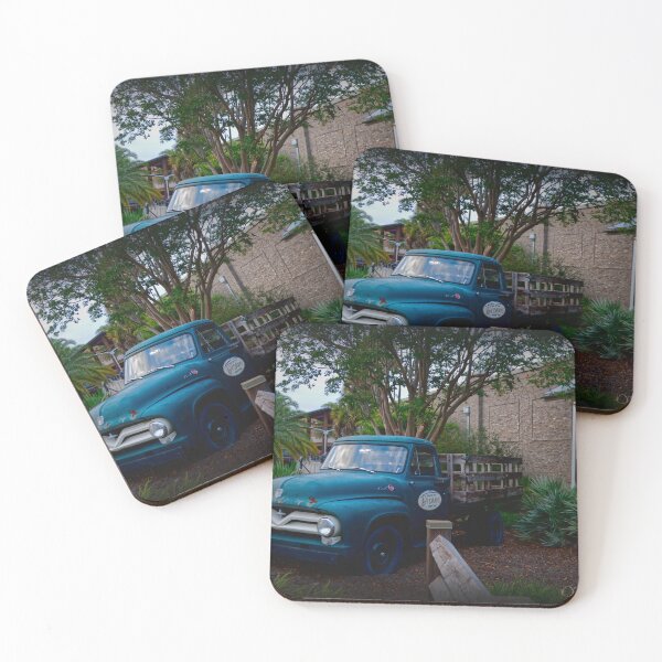 Item preview, Vintage Teal Ford Truck Photography designed and sold by Visual Studio 888 LLC.