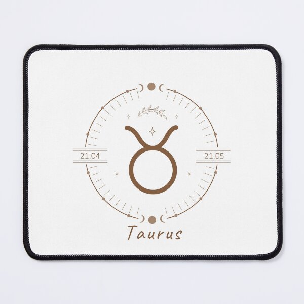 Item preview, Taurus Boho Zodiac Emblem with Moon Phases designed and sold by Cole's Design.