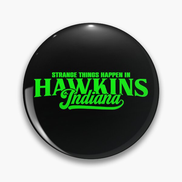 Item preview, Stranger Things: Hawkins Indiana (neon green) designed and sold by Jefrox.
