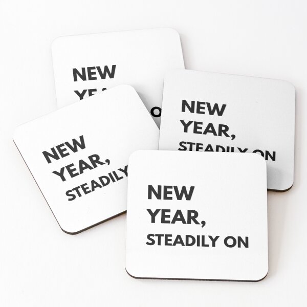 Item preview, New Year Steadily On – Minimalist Motivation Quote designed and sold by r-wan-design.