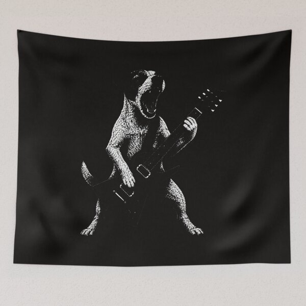 Item preview, Jack Russell Terrier Playing Guitar Funny Rock and Roll Dog designed and sold by VUNAPOTz.