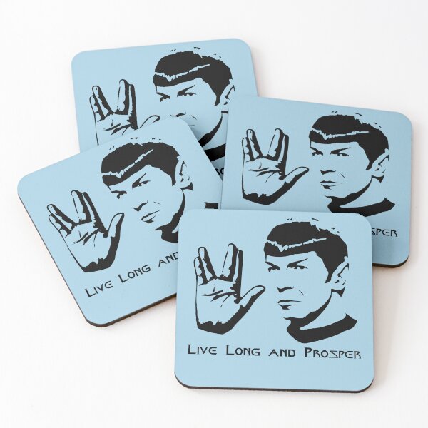 Item preview, Spock Silhouette Live Long and Prosper - Minimalist Star Trek designed and sold by · GAMING SOUL ·.