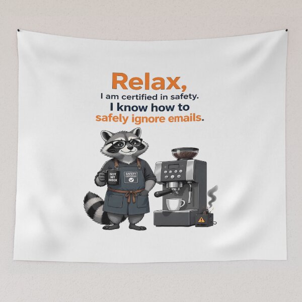 Item preview, Relax, I’m Safety Certified – Everyone Relax Professionally Developed designed and sold by Art-Arcade6.