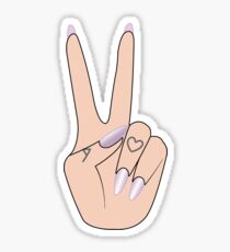 Arimoji Peace Sign Sticker