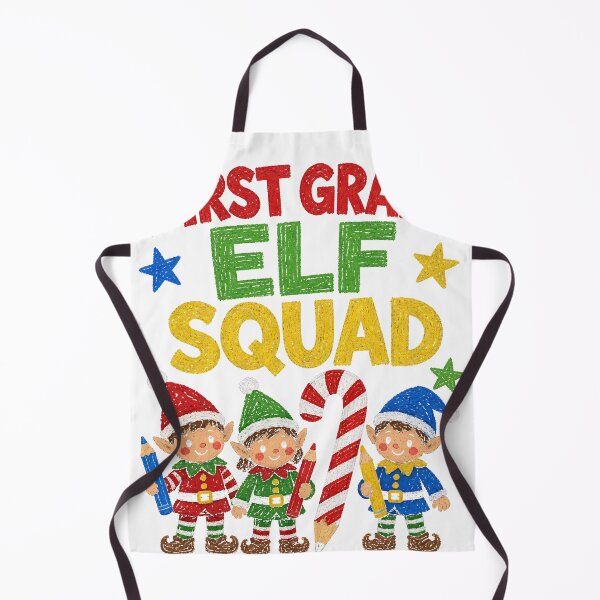Item preview, First Grade Elf Squad Teacher Christmas designed and sold by HappyVibration.