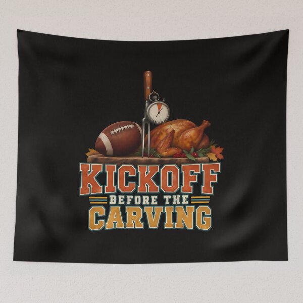 Item preview, Men's Kickoff Before The Carving Thanksgiving Football Humor Performance designed and sold by Phantom-Fofana.