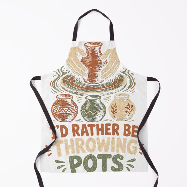 Item preview, I'd Rather Be Throwing Pots Pottery Wheel designed and sold by HappyVibration.