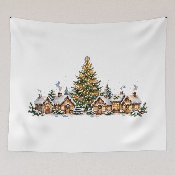 Item preview, Christmas Village designed and sold by ZeusGallery.