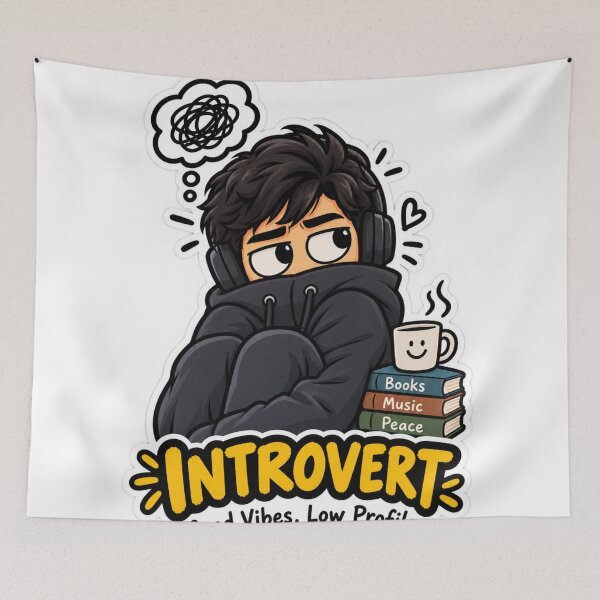 Item preview, Introvert T shirt  designed and sold by mkhan1996.