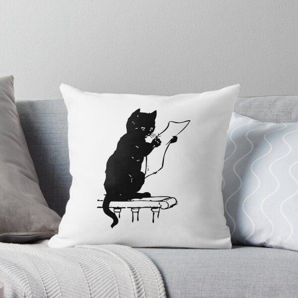 Item preview, Black Cat - Cute Black Cat Reading Design designed and sold by walbayzon.