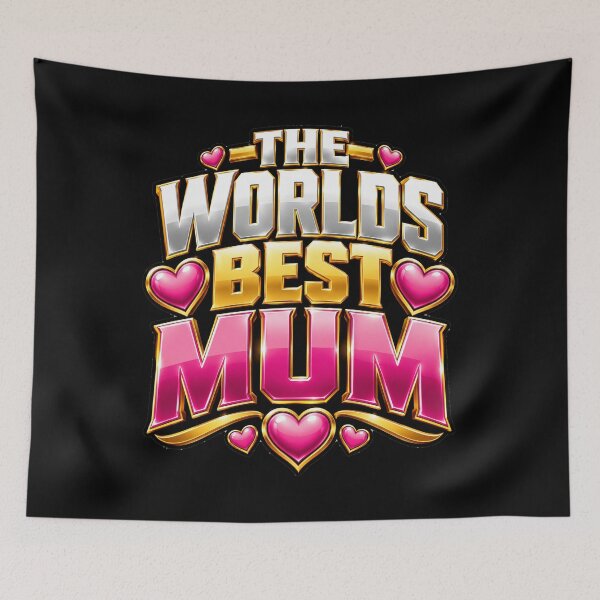 Aperçu de l'œuvre Cadeau pour la fête des mères de la meilleure maman du monde créée et vendue par Ultimate Threads.
