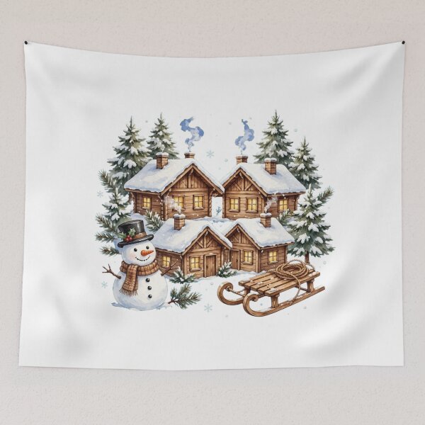 Item preview, Christmas Village designed and sold by ZeusGallery.
